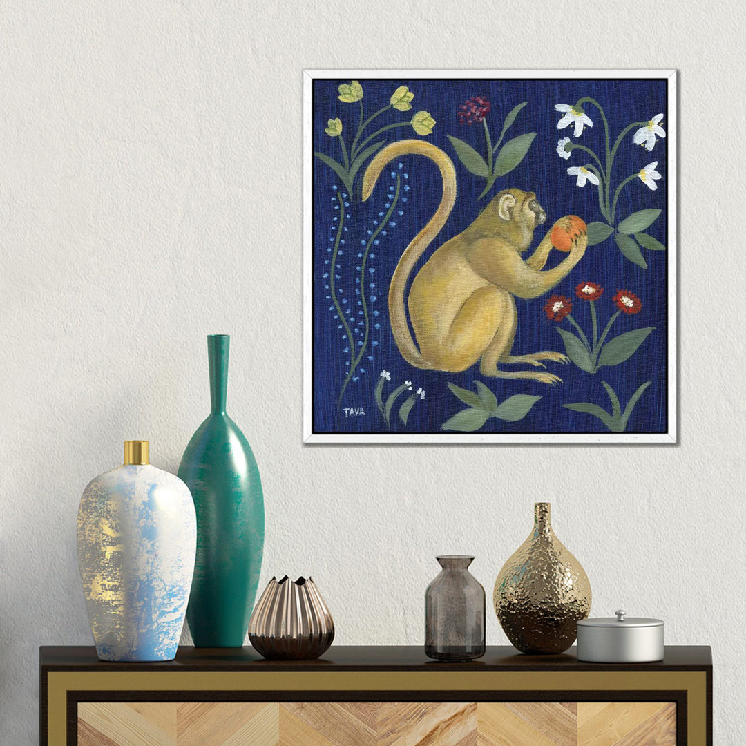 Venezia Monkey Garden I von Tava Studios - Galerie-Giclée auf Leinwand