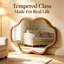 Miroir mural en bois massif Cloud-1397920081