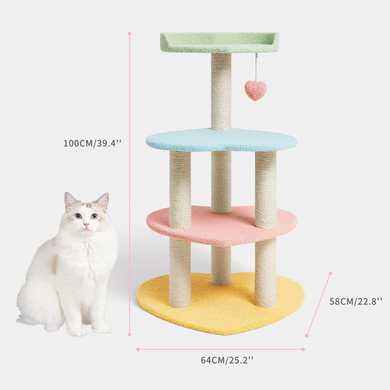 Dionta 37.7'' H Cat Tree