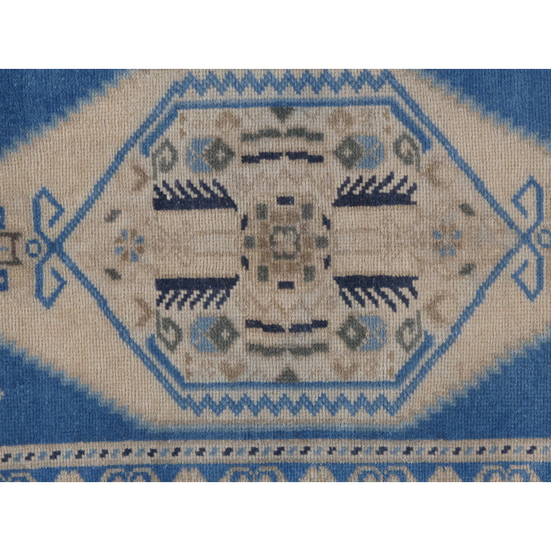 Wool Area Rug in Blue