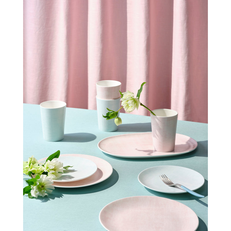 Assiette 8 po Yeon, Rose