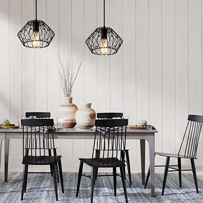 Luminaire suspendu géométrique simple à 1 lumière