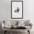 Toile avec cadre noir