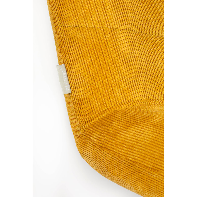 Bubba Swivel Lounge Chair, Yellow, Yellow Polyester Blend