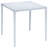 Del Mesa Square Outdoor Dining Table , 28.3'' in. W 28.3'' in. D-28459989