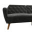 Full / Double 210.8cm Velvet Futon Sofa-71882460