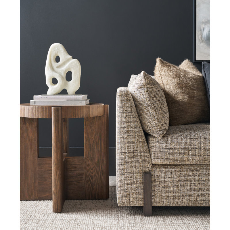 Urbane Round Side Table, Campfire