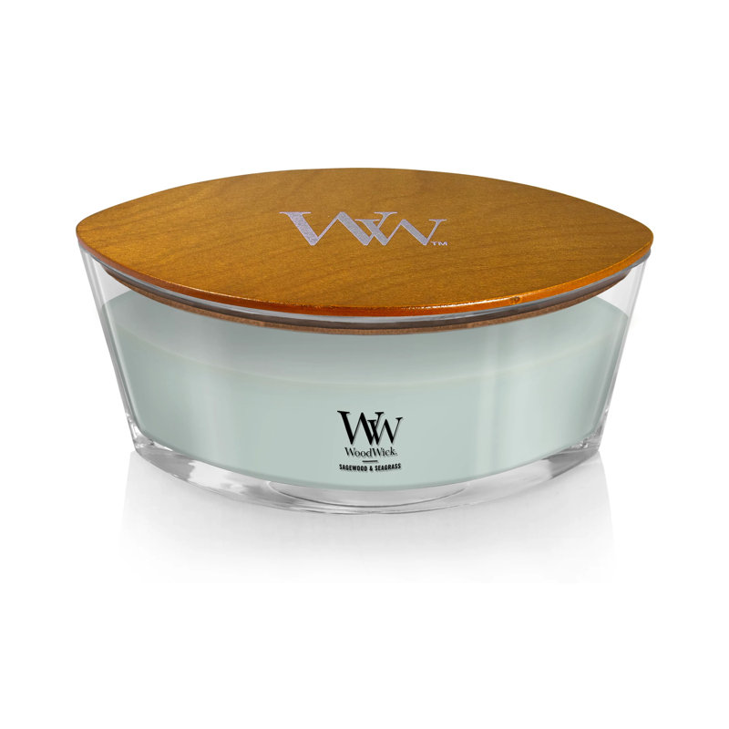 Bougie WoodWick® Chai Ellipse, Vert moyen