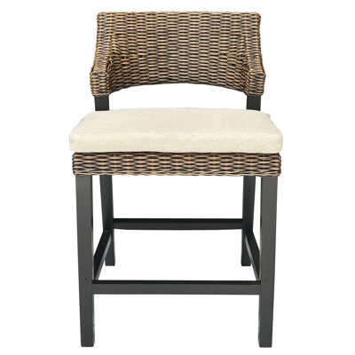 Tabouret de comptoir Morotai brun antique