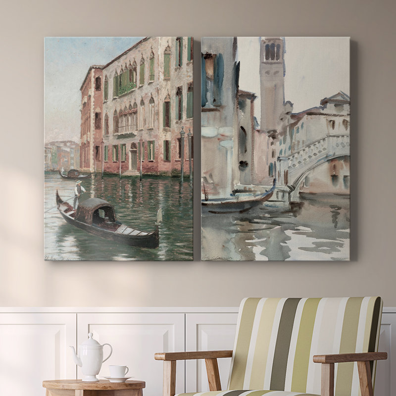 Vintage Landscape CC-Premium Gallery Wrapped Canvas -Ready to Hang