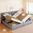 Havenly Set of 2 Twin Size Upholstered Platform Bed with Hydraulic Lift Storage and Headboard-135587319
