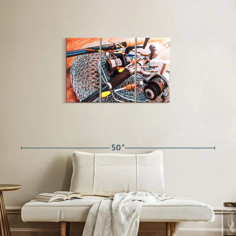 Senne Ready To Fish, 20" H x 33" W