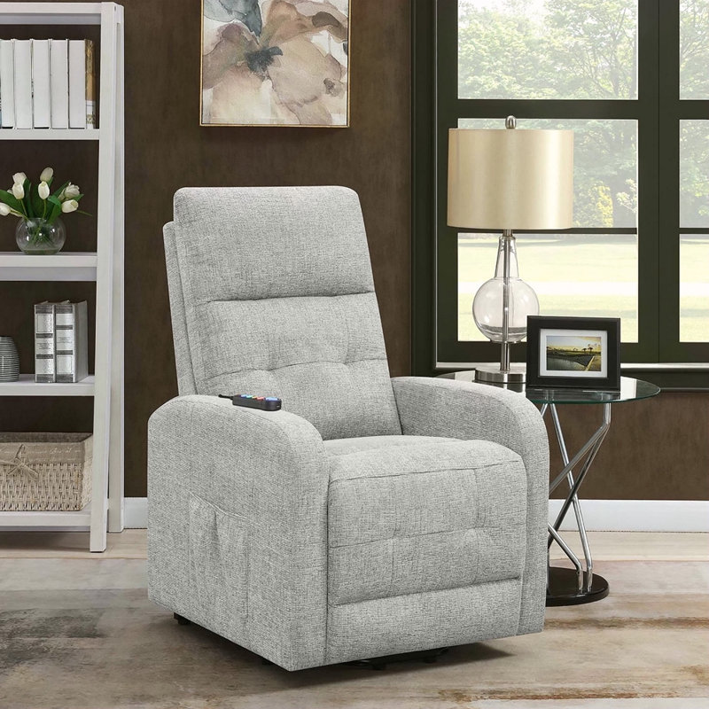 Fauteuil inclinable capitonné