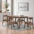 Solid Wood Dining Set with Sculpted Chairs-1012875474-865691491