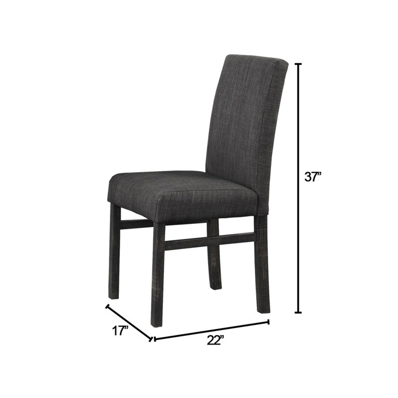 Essy - 5 Piece Dining Set (Black Charcoal) , Black Charcoal