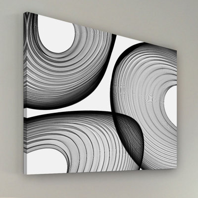 " Abstract Black And White 21-44-40 " by Irena Orlov