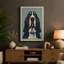Dignified Basset Hound Modern - Wrapped Canvas-998623507-998623506