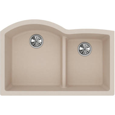 Elkay Quartz Classic 25 inch Drop-In Laundry Sink - Putty ELG252212PDPT0