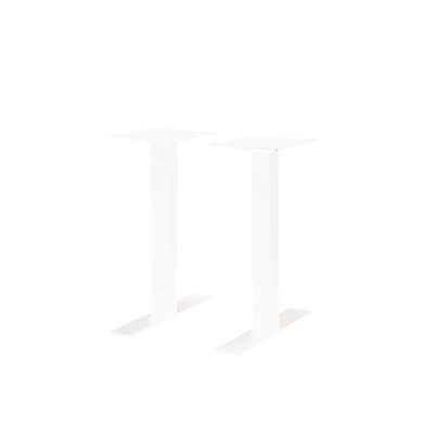 Uptown White 4x24" Square Indoor Dining Height End Table Base