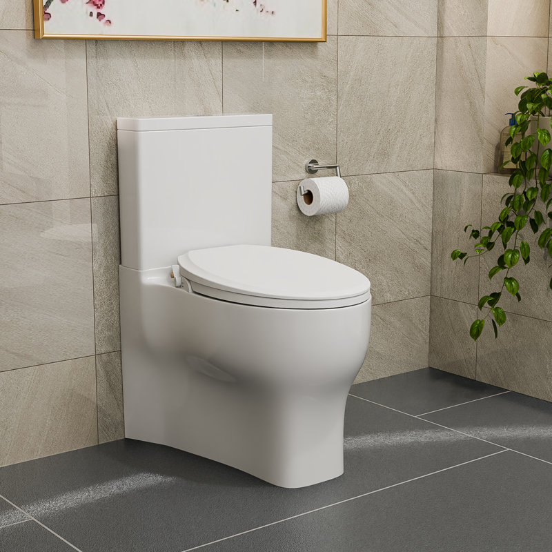 DreamLine Aqua Swing 3" x 20" Bidet Toilet Seat Cover, White