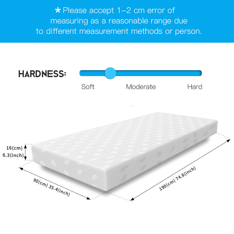 White Noise Mattress, Single (3')