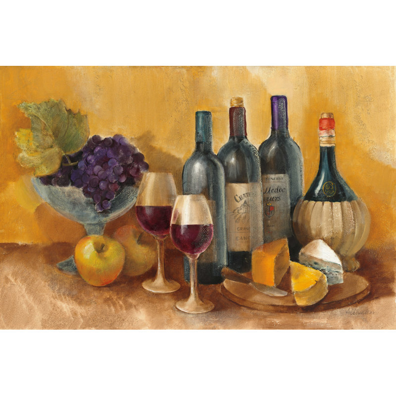 Vin et fruits I, H 8 po x l 8 po x P 1,25 po
