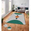 Tapis luxueux antidérapant, 100% polyester, 4,0 x 5,9 pieds, 740 g / m² | Velours avec impression numérique | Éponge stratifiée facile à nettoyer sous la machine, lavable à la machine | Parfait pour le salon, la chambre à coucher et la décoration intérieure-1728906588