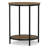 Jenna 18"W Metal Industrial Round End Table with Compact Design-1350332714-1350332713