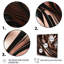 Rosegold embrassant l'essence des lignes IV - Abstrait art mural en marbre-43021274-43021277