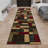 Ottohome Non-Slip Boxes Area Rug For Living Room, Hallway, Entryway Rug-1499318232