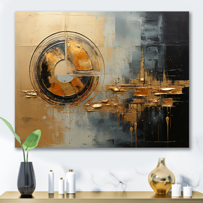 Golden Gleam IV sur impression sur toile
