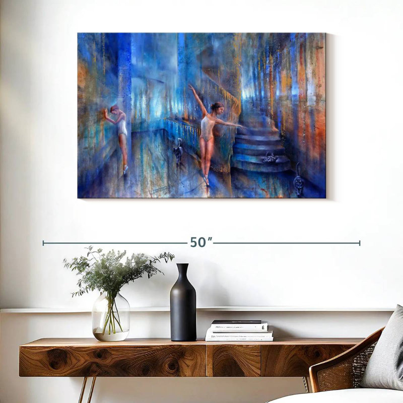 Enn Dancing With Cats, 26" H x 39" W