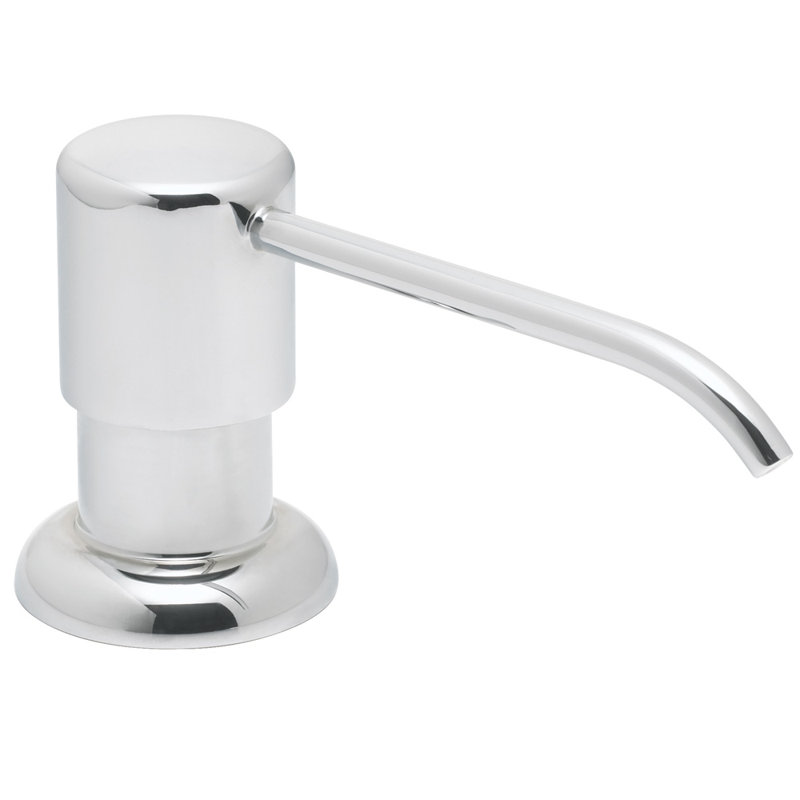 Transitional Soap Dispenser, Polished Chrome