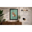 Geometric Corgi Modern - Framed Print-159414415-159414412
