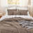 Bedsure Boho Comforter Set - Pinch Pleat Design for All Seasons, Soft Bedding Kit-100517517-100517518