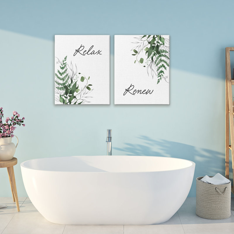 Ensemble de toiles 2 pièces Relax Renew, H 20 po x l 16 po