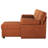 80" Corduroy Upholstered Sleeper Sofa with Storage Chaise & Pull-Out Bed-1956390699