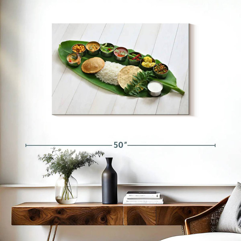 South Indian Cuisine, H 24 po x l 36 po