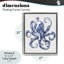 Cadre flottant Funky Toile, pieuvre-659514563-659514591