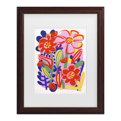 Treechild Summer Flowers No 2 Matted Framed Art