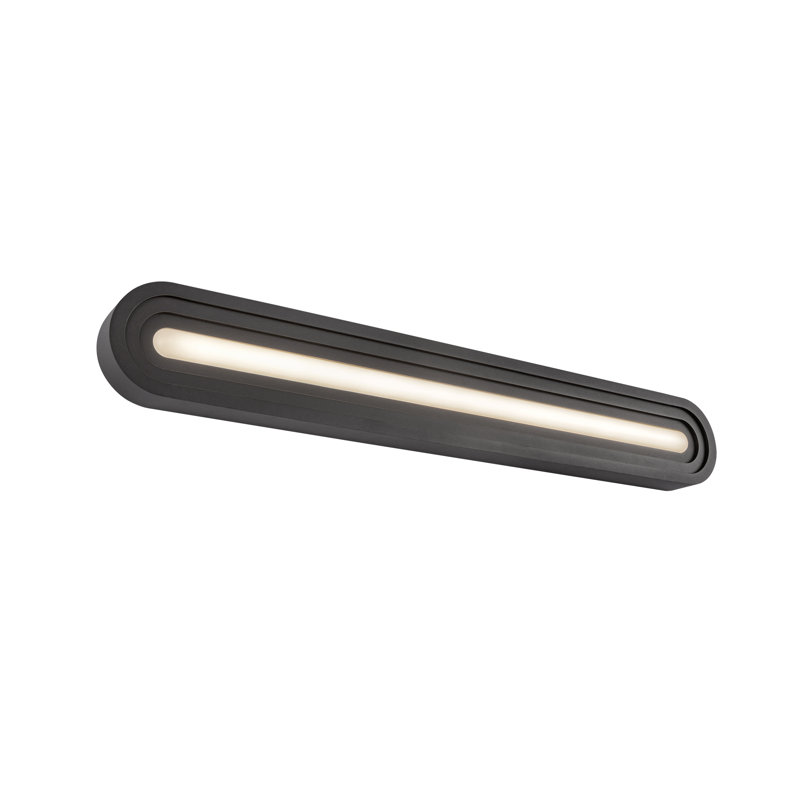 Éclairage pour meuble-lavabo 32 po Arco, 28 W, Noir, 32,38 po de largeur
