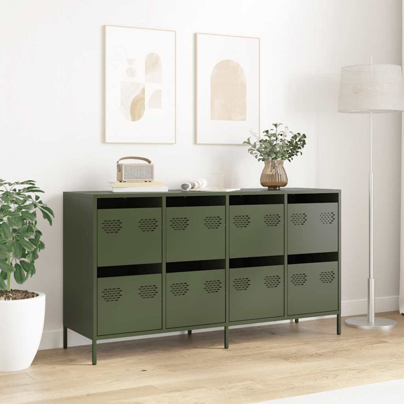 135cm Sideboard, Olive Green
