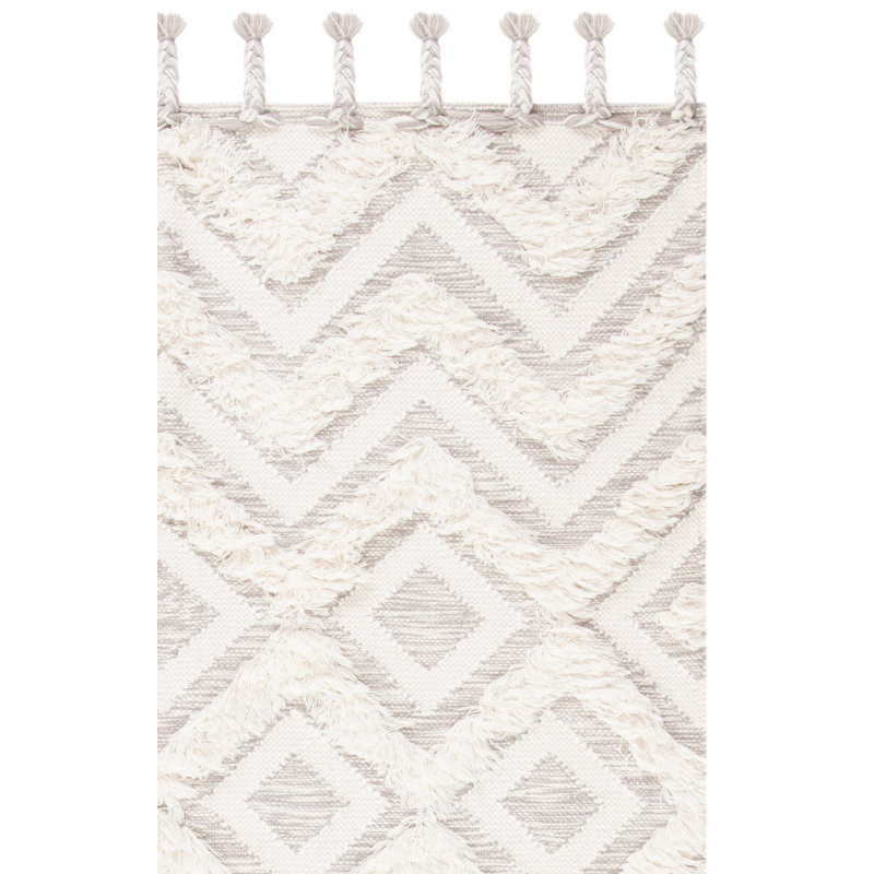 Tapis de style sud-ouest en laine tissé à la main Dickman, Rectangle 3 pi x 5 pi