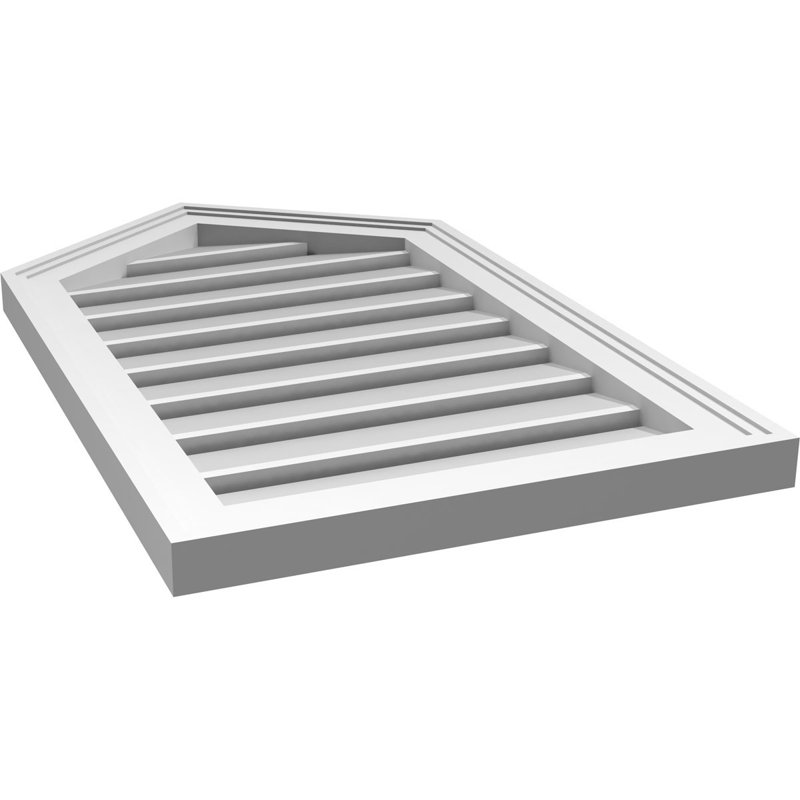 Pente fonctionnelle en uréthane à pignon 9 pi Signature, H 30 po x l 18 po x P 1,5 po