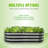  2 Pack 4x2x1ft Galvanized Raised Garden Bed, Planter Boxes Outdoor Metal Garden Beds For Planting Vegetables Flowers Herbs Dark Gray