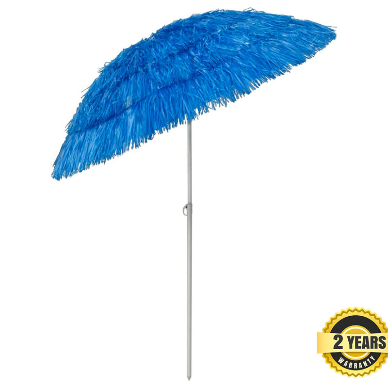 Kannon 160cm Beach Parasol, Blue