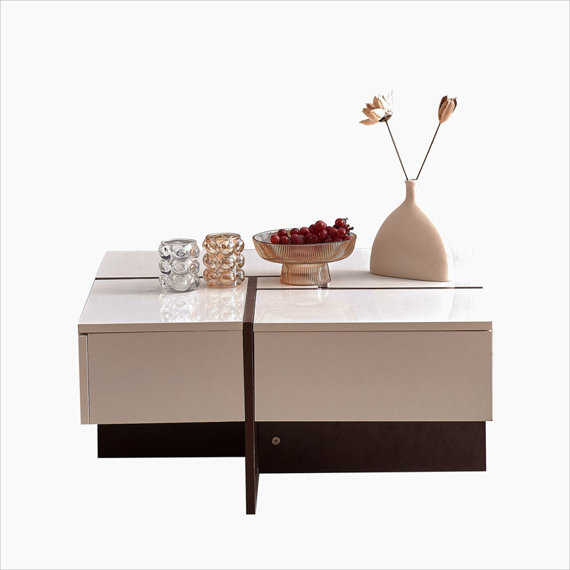 Table basse à piédestal