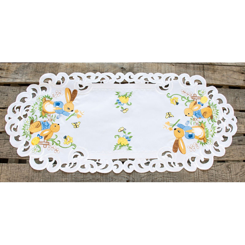 Chemin de table Lillimai, P 34 po x L 14 po