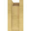 Bois de cèdre brut Sheridan Corbeau Timhane, brun clair apprêté-88291899