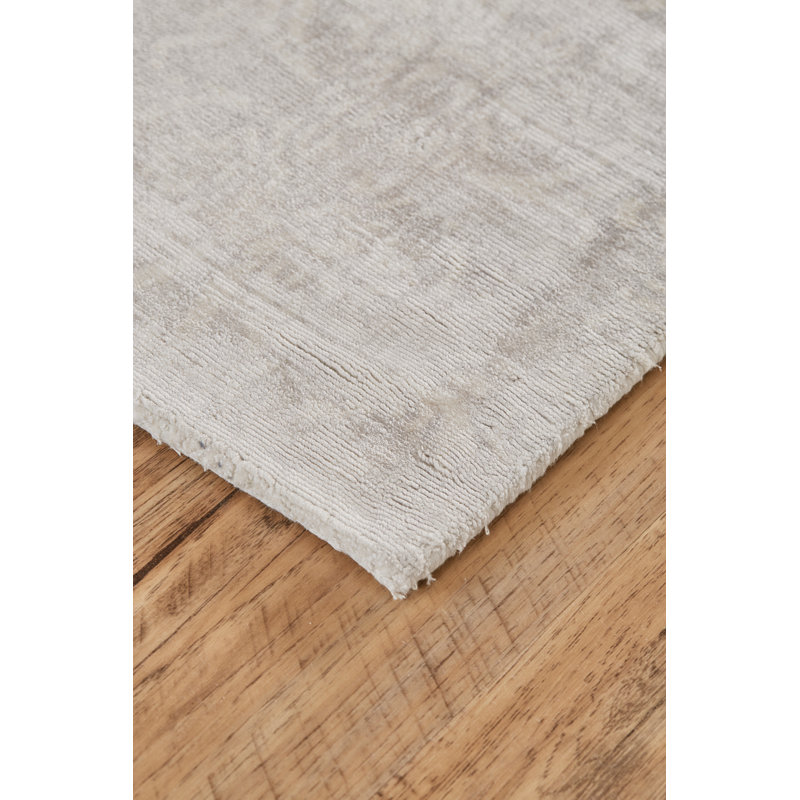 Tapis gris touffeté à la main Amelie, Rectangle 5 pi x 8 pi